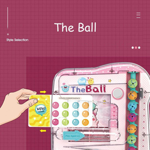 بازی آموزشی رولینگ توپ صورتی Roll the ball -اسباب بازی